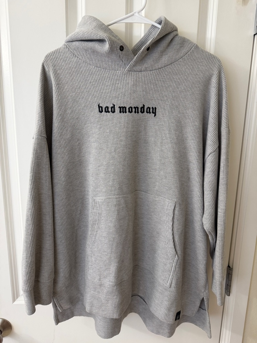 Men’s Hooded Sweater in Light Gray